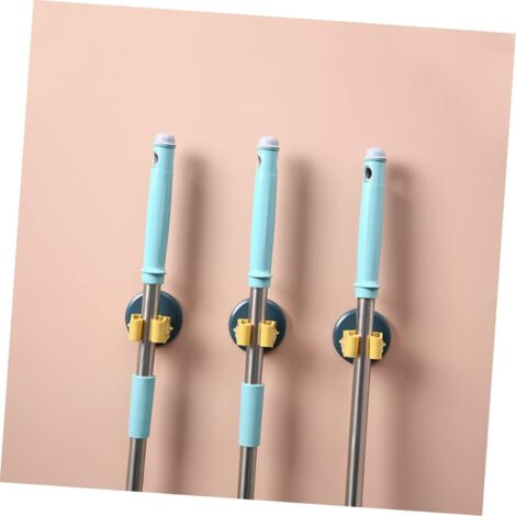 Mop-Clip Mopphalter Besen Organizer Besenhalter Wandhalterung Kein Mop-Clip Mopphalter Besen Organizer Besenhalter Wandhalterung Kein