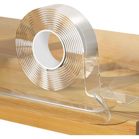 Transparenter Tischkantenschutz 1 m, Möbelkantenschutz, extra starkes, selbstklebendes Nano-Klebeband, Kindertisch- und Möbelschutz, Kindertischkantenschutz (1 mm dick)