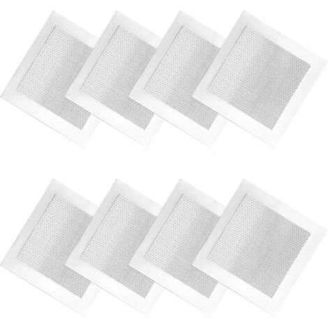 8 Stück Wandreparaturflicken, selbstklebende Flicken für Gipskartonplatten und Trockenbauwände (10 x 10 cm) (1/5)