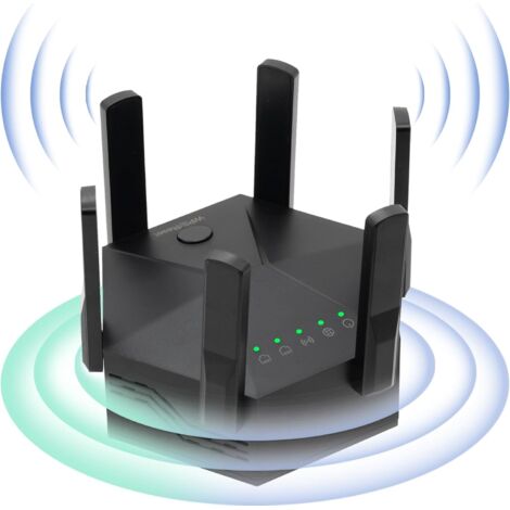 WLAN-Signalverstärker, Dualband-1200-Mbps-WLAN-Verstärker, Heim-Signalverstärker zur WLAN-Erweiterung.