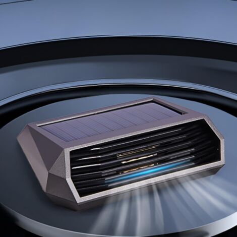 Solarbetriebener Auto-Luftreiniger mit USB-Ladefunktion und Ozon-Geruchsbeseitigung