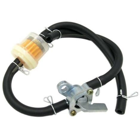 Motorrad-Heizölfilter und schwarzer Heizölschlauch für 50CC-150CC ATV Quad