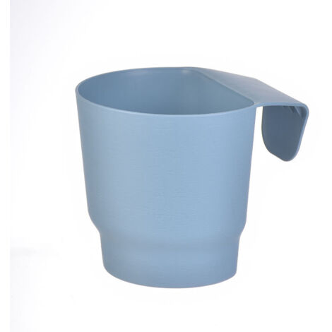 Alma Home Set Di 2 Vasi Sospesi In Metallo Nero – Fioriere Per Interni/Esterni Con Gancio E Catena, Portavasi Per Piante Ricadenti E Erbe Aromatiche