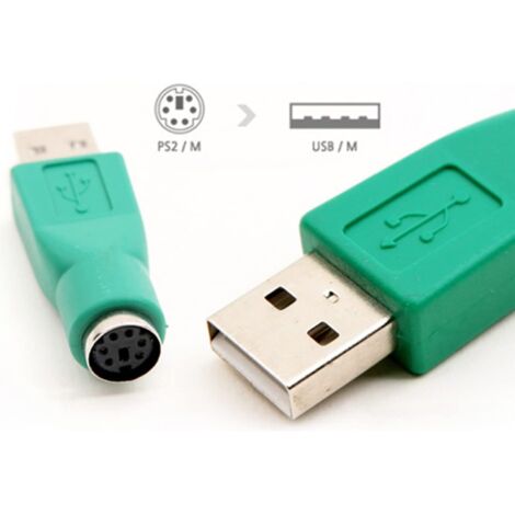 Cavo Adattatore ZdyCGTime Da USB A Doppia PS/2 (Maschio A 2 Femmine) - Splitter A Y Per Tastiera E Mouse - 2