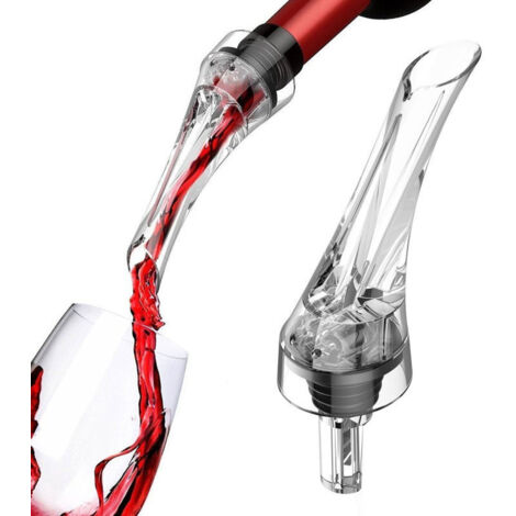 Decanter Per Vino Rosso 1500 Ml Con Aeratore E Filtro In Acciaio Inossidabile, Antigoccia, In Cristallo Senza Piombo, Soffiato A Mano – Regalo Elegante Per Suoceri E Amanti Del Vino
