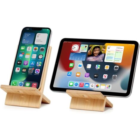 Supporto Da Parete Per Telefono Trasparente, Autoadesivo Con Viti, Con Foro Per Ricarica, Per IPhone E Android, Organizer Da Comodino - 5