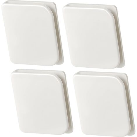 Set di 4 clip per tenda da doccia da 5 cm - Paraspruzzi, autoadesive