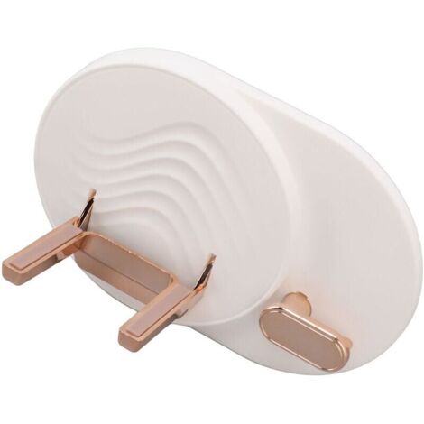 Porta Asciugacapelli Da Parete, Portaoggetti Da Bagno Mensola Da Parete Multifunzionale Per Bagno 74358782