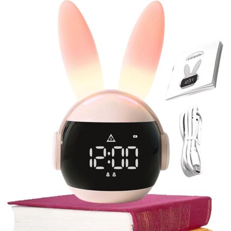 Sveglia Per Bambini Con Sole E Luna – Orologio Per Crescere Con Luce Notturna, Macchina Del Suono E Timer Pisolini - 3