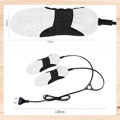 Asciugascarpe elettrico, con timer a 3 modalità, antibatterico Asciugascarpe elettrico, con timer a 3 modalità, antibatterico
