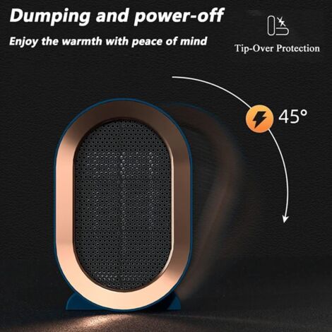 De'Longhi Capsule Desk termoventilatore da scrivania a solo 40