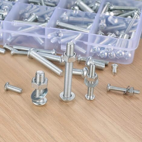Kit Assortimento Viti Bulloni E Dadi 1080 Pezzi – Metriche – Wugongshan