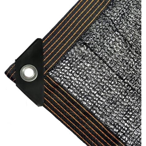 XYXH Red De Sombreado De Jardín 5x10m, Malla De Sombra Negra, Sombra