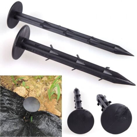 Pack De 200 Clavijas De Metal Galvanizado Para Jardín – Grapas Para Fijar Tela Antimalezas, Alfileres Para Geotextil