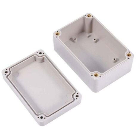 SHINING HOUSE Caja de conexiones, caja de conexiones eléctricas, caja de cableado para proyectos ABS, caja de conexión eléctrica de 98 x 66 x 48 mm, caja eléctrica impermeable para exteriores (1/5)