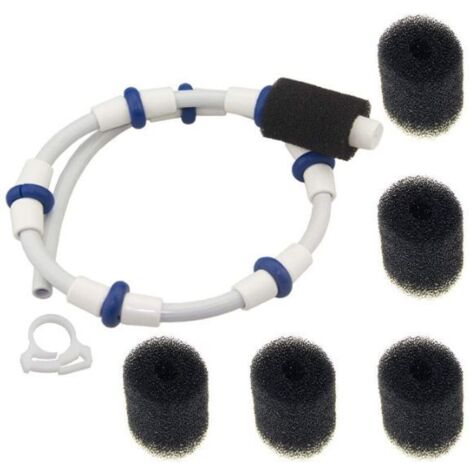 abrazadera de repuesto para manguera de barredora, compatible con Zodiac Polaris 280, 360, 380 y 3900, color blanco. (1/5)