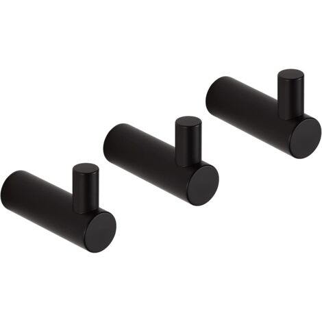 Ganchos de pared de acero inoxidable 304 para baño y cocina (paquete de 2)