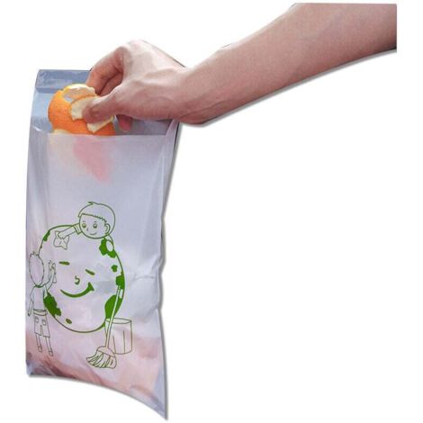 SHINING HOUSE 60 bolsas de basura para coche, bolsas de basura autoadhesivas, bolsas de basura desechables para coche, bolsas de basura a prueba de fugas (1/5)