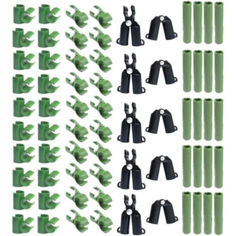 SHINING HOUSE 70 conectores de enrejado de plástico ajustables para plantas - 11 mm