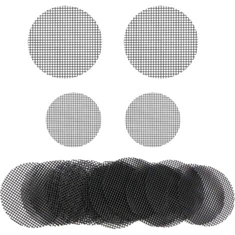 SHINING HOUSE 40 piezas de malla para macetas, almohadilla para macetas, almohadilla de malla con agujeros, maceta de jardinería para bonsái, para plantas de jardín, herramientas de jardinería para bo