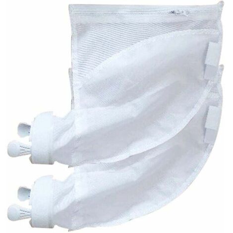 SHINING HOUSE Bolsas de nailon para aspiradora de piscina, 2 piezas, bolsas de repuesto para aspiradora de piscina Polaris 280 480 (1/5)
