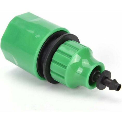 SHINING HOUSE Adaptador de micro riego, conexión rápida de plástico para manguera de jardín con conector de púas de 6,35 mm, adecuado para mangueras de 4/7 mm y 8/11 mm. (1/5)