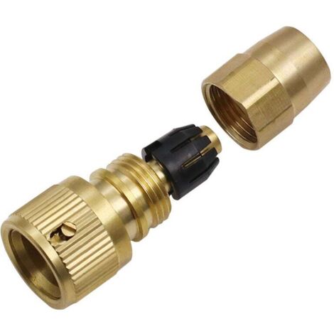 SHINING HOUSE Conector de manguera expandible Adaptador de tubo de latón (1/5)
