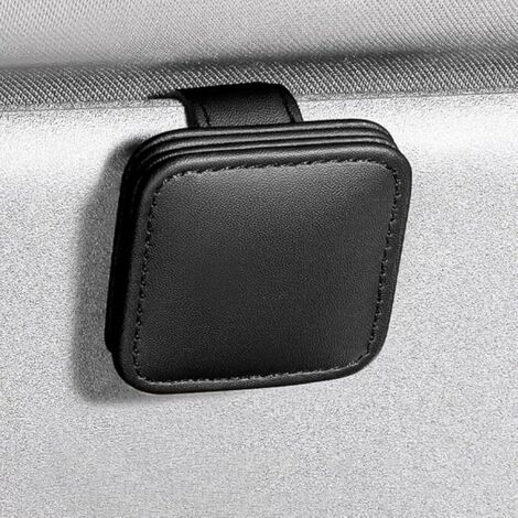 SHINING HOUSE Soportes para gafas de coche a la venta, aptos para Toyota CHR Corolla Corolla Ralink Camry, clip para marco de sol, almacenamiento de gafas, visera solar, accesorios interiores (negro 6 (1/4)