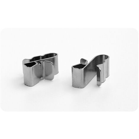 SHINING HOUSE 10 clips de fijación para cables eléctricos, de acero inoxidable, soporte para clips de gestión de cables, sistema de gestión de cables para clips de cables solares fotovoltaicos (1/2)