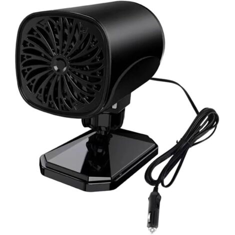 SHINING HOUSE Potente ventilador calefactor para coche de 12 V, descongelador para calefacción y refrigeración de todos los vehículos, descongelador de parabrisas para coche (1/4)