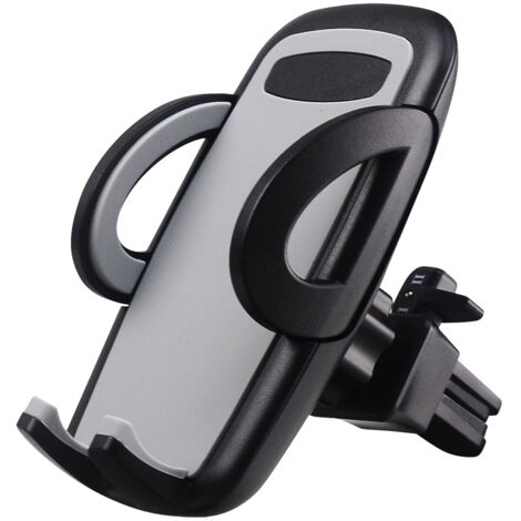 SHINING HOUSE Soporte para teléfono de coche, [agarre firme y gancho estable] Soporte para teléfono de coche ajustable 360° para ventilación de aire (1/4)