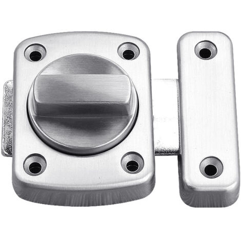 SHINING HOUSE Hebilla de puerta interior antirrobo para dormitorio, cerradura de puerta de dormitorio, cerradura de puerta de seguridad antirrobo, adecuada para todo tipo de puertas batientes (1/4)