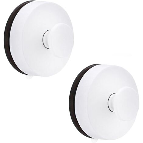 SHINING HOUSE Ganchos de ventosa para baño, 2 piezas, ganchos de ventosa, gancho de toalla de baño con ventosa, gancho de ventosa para baño, gancho de ventosa impermeable para baño para cocina (1/5)