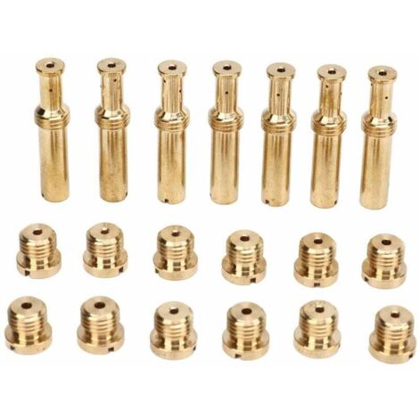 SHINING HOUSE Kit de surtidor principal intermedio para carburadores S&S BEG, surtidor de carburador de repuesto de bronce 35-0995 (1/5)