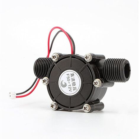 SHINING HOUSE Generador de agua de 12 V CC y 10 W, bomba de agua con microturbina, minigenerador de turbina de agua, generador de energía hidroeléctrica, para iluminación LED de mangueras de jardín (1/4)