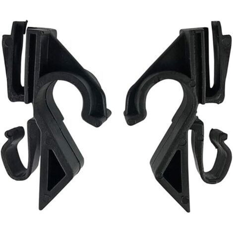 SHINING HOUSE Clips para portaequipajes de vehículos negros, fácil instalación, accesorios duraderos para la parte trasera del automóvil, ajuste directo, reemplazo de plástico para Fiat Grande Punto (1/5)