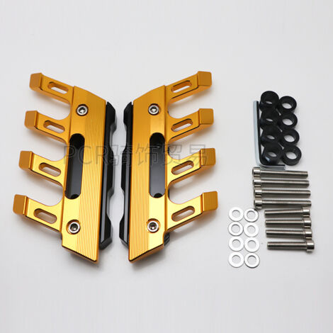 SHINING HOUSE Guardabarros delantero de motocicleta, protección lateral, deslizadores de guardabarros, protector de horquilla inferior para S1000R/RR/XR para Z750/Z800/Z900/Z1000 para YZF-R1/R6/R15 V3 (1/5)