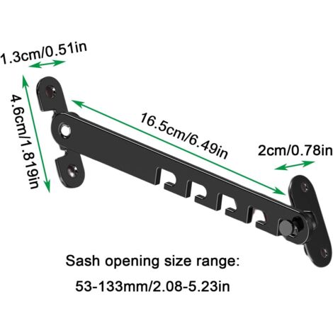 Gancho Para Marco De Ventana De Latón Pulido Victoriano – Cuña De Ayuno – 100mm – Ironmongery World