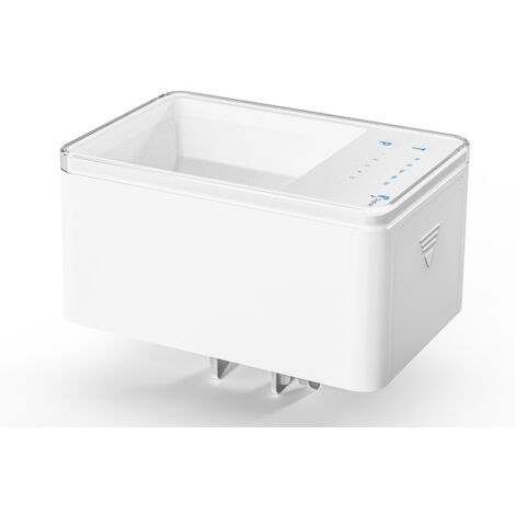 SHINING HOUSE Mini alimentador automático de peces de 70 ml con temporizador inteligente Mini dispensador de alimento para peces para pecera de acuario (1/4)