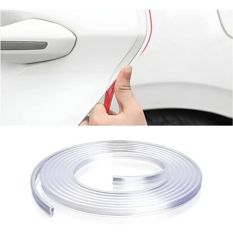 SHINING HOUSE Protector de borde de puerta de coche con forma de forma, 500 cm, almohadilla de protección de sello de goma para borde de coche, para protección anticolisión de goma de puerta de coche (1/5)