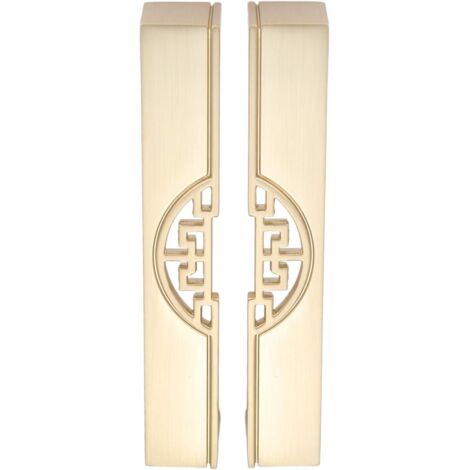 SHINING HOUSE tiradores dorados para muebles con distancia entre centros de 128 mm  Tirador para armario  Pomo para armario de estilo retro vintage para dormitorio, muebles de cocina, armario, vestido