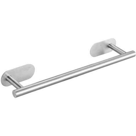 SHINING HOUSE Toallero de pared de 40 cm para baño, autoadhesivo, de acero inoxidable 304, resistente al agua, sin perforaciones, para baño y cocina (1/5)