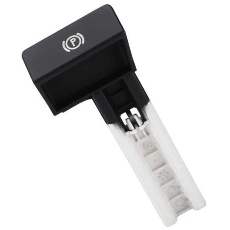 SHINING HOUSE Interruptor de manija del freno de mano de estacionamiento Palanca del freno de mano izquierda 7L6711878F Compatible con VW Touareg 2004-2010 (1/4)