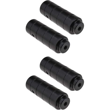 SHINING HOUSE 2 pares de estriberas para bicicleta compatibles con bicicletas BMX de piñón fijo con eje de 10 mm (1/5)
