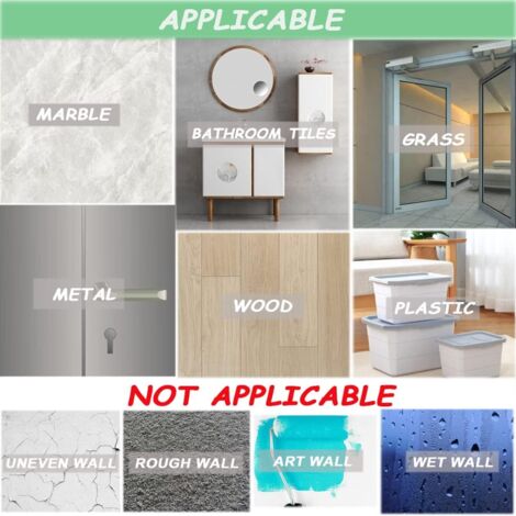 Auswalar Paquete De 10 Ganchos Adhesivos Para Regadera, Estante De