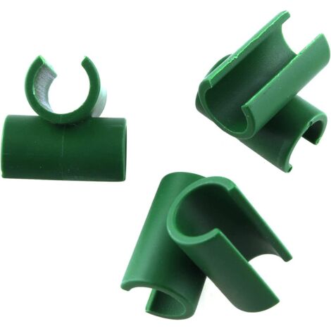 SHINING HOUSE 60 conectores cruzados para enrejado de jardín para jaulas de tomates de 11 mm