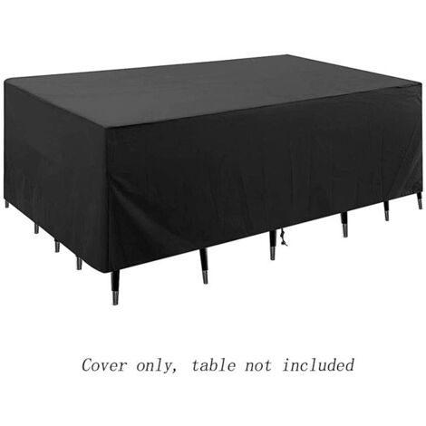 SHINING HOUSE Funda para muebles de jardín, funda Oxford 210D para mesa de jardín, funda impermeable para mesa de jardín, lona protectora para exteriores para muebles de jardín, mesa, silla y sofá, 13 (1/5)
