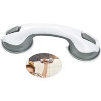 SHINING HOUSE Ventosa gris de 30 x 9 x 8,5 cm, antideslizante, de seguridad, para bañera, portátil, para ducha de baño