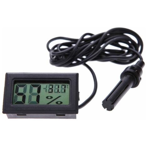 Termoigrometro Digitale Da Interno Con Retroilluminazione - Misura Temperatura 0-50°C E Umidità - Memoria Max/min 24h E Indicatore Comfort - Display Regolabile