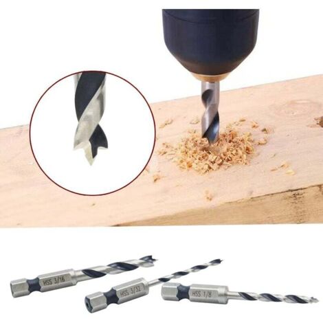 Set Di 6 Punte Da Trapano HSS Rivestite In Titanio Da M3 A M10 E Punte Per Maschiare Con Filettatura Metrica Da 14 E Gambo Esagonale 85041870